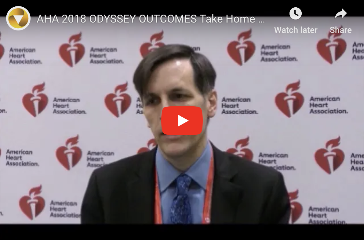 AHA 18 ODYSSEY OUTCOMES Take Home Messages from Total Events Analysis