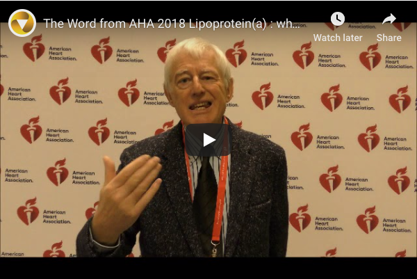 PCSK9 Forum Editor Professor John Chapman gives his take home messages about lipoprotein(a)