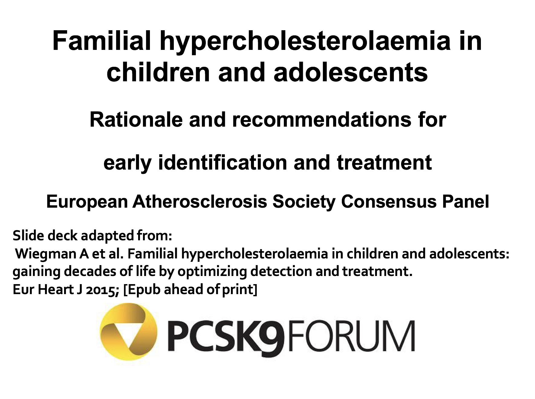 FH in children and adolescents