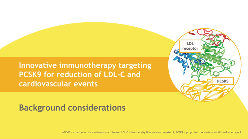 Innovative immunotherapy for hypercholesterolaemia