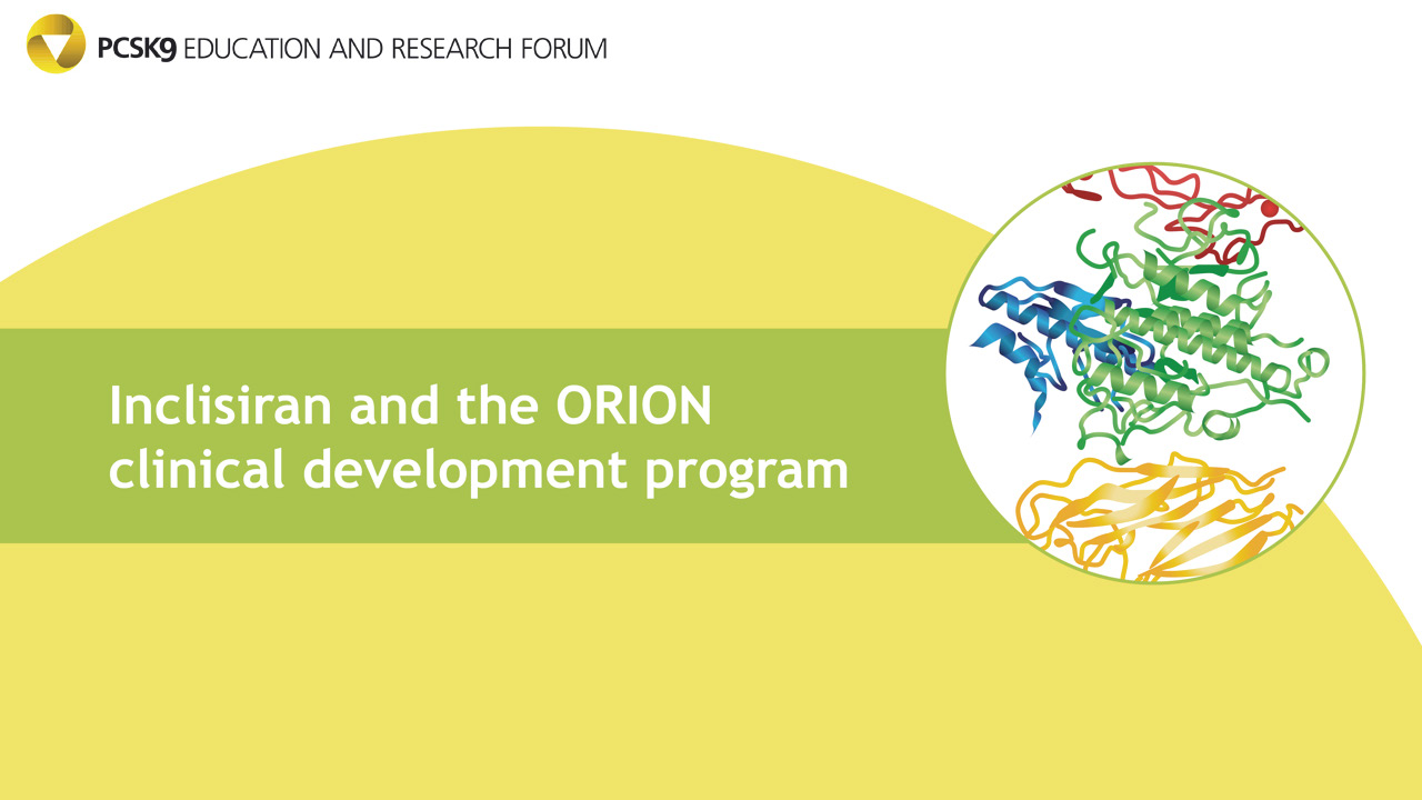 Inclisiran and the ORION clinical development program